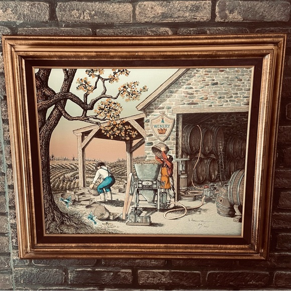 H. Hargrove Original Oil on Canvas - Picture 1 of 10